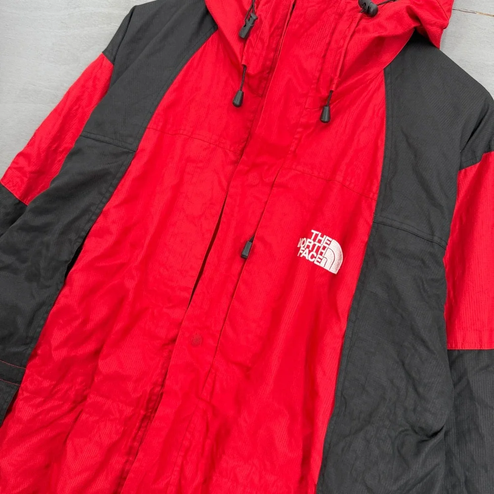 The North Face Summit Series Jacket Red Gore-Tex XCR Waterproof Hooded XL